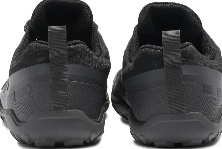 Xero Shoes Mens Scrambler Trail Low WP Shoe - Black-Asphalt New