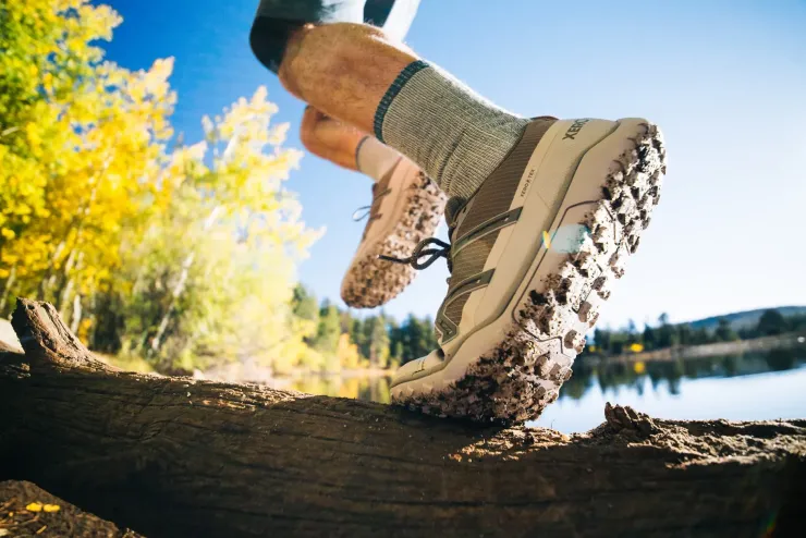 Xero Shoes Mens Scrambler Trail Low WP Shoe - Black-Asphalt New