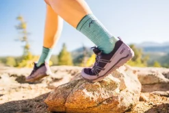 Xero Shoes Womens Scrambler Trail Low WP Shoe - Black-Asphalt Outlet