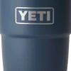 Yeti Rambler 8oz Stackable Cup - Navy Hot