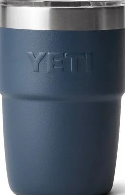 Yeti Rambler 8oz Stackable Cup - Navy Hot