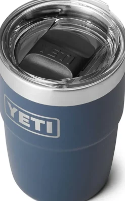 Yeti Rambler 8oz Stackable Cup - Navy Hot