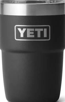 Yeti Rambler 8oz Stackable Cup - Black Clearance