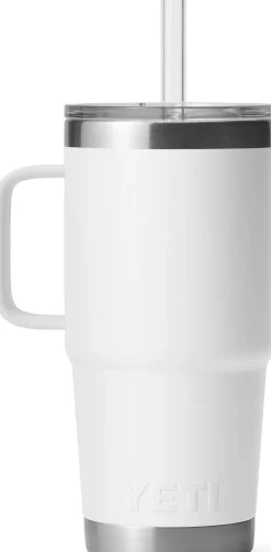 Yeti Rambler 25oz Straw Mug - White Fashion