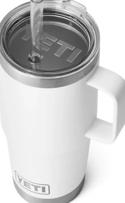 Yeti Rambler 25oz Straw Mug - White Fashion