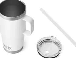 Yeti Rambler 25oz Straw Mug - White Fashion