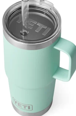 Yeti Rambler 25oz Straw Mug - Seafoam Hot