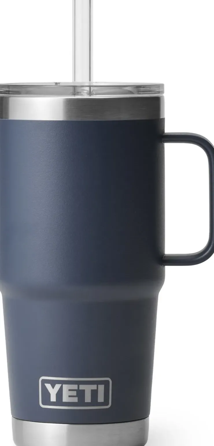 Yeti Rambler 25oz Straw Mug - Navy Clearance