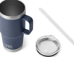 Yeti Rambler 25oz Straw Mug - Navy Clearance