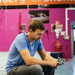 YY Vertical Alien Warm-Up Accessory - Blue Medium Clearance