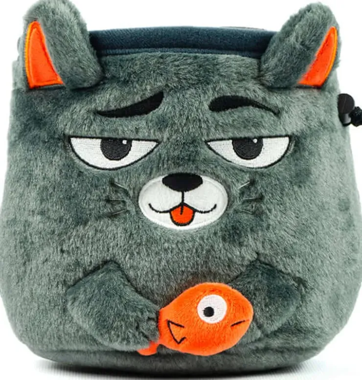 YY Vertical Chalk Bag - Grey Cat Best