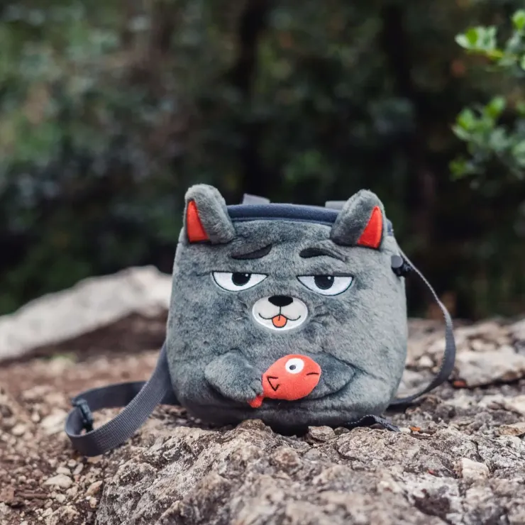 YY Vertical Chalk Bag - Grey Cat Best